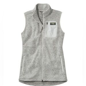 L.L.Bean Sweater Fleece Long Vest